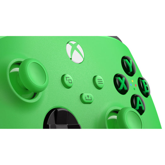 Microsoft xbox wireless controller - velocity green (groen, bluetooth)
