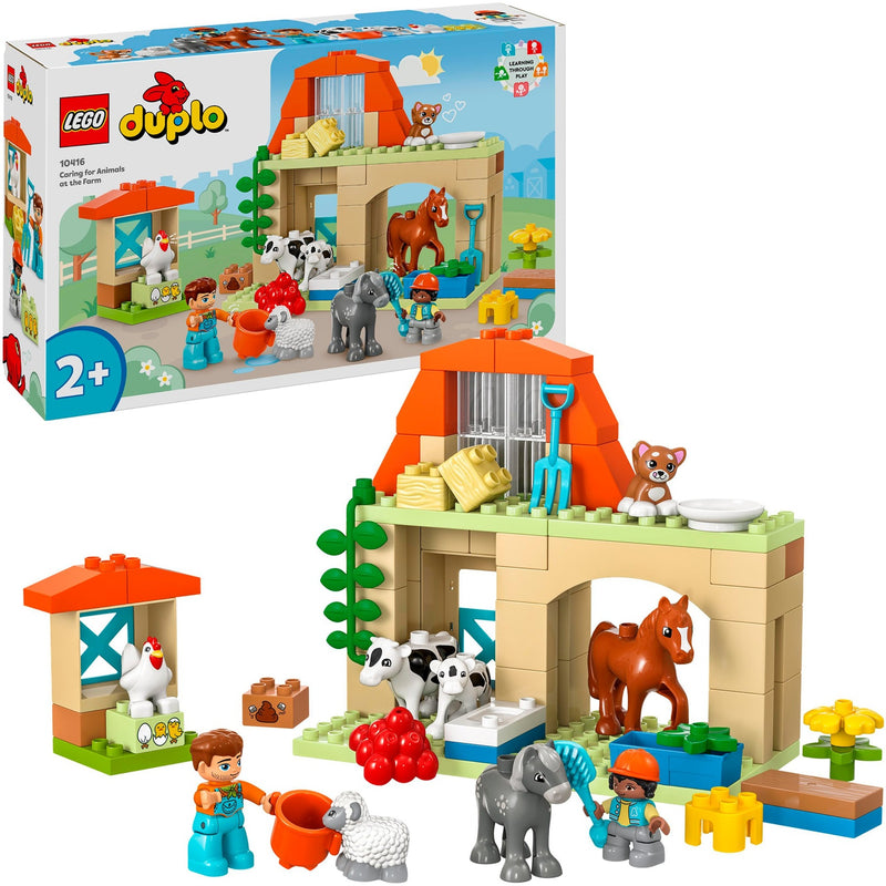 Load image into Gallery viewer, Lego duplo town 10416 dieren verzorgen op de boerderij
