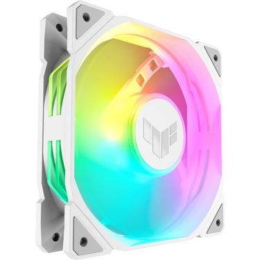 Asus tuf gaming tr120 argb reverse case fan (wit, 120 x 120 x 28 mm)