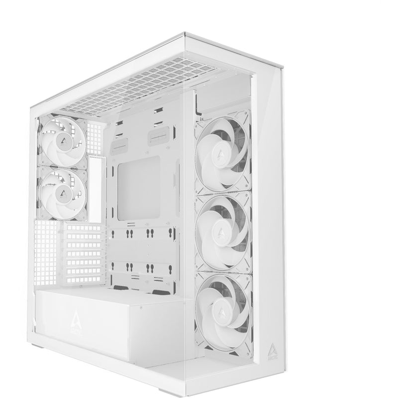 Load image into Gallery viewer, Arctic xtender midi tower behuizing (wit | 2x usb-a | 1x usb-c | rgb | tempered glass)
