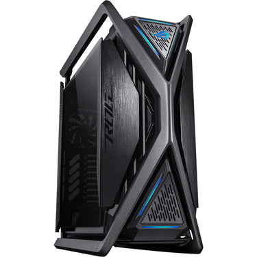 Asus rog hyperion gr701 big tower behuizing (zwart | 4x usb-a | 2x usb-c | rgb | tempered glass)
