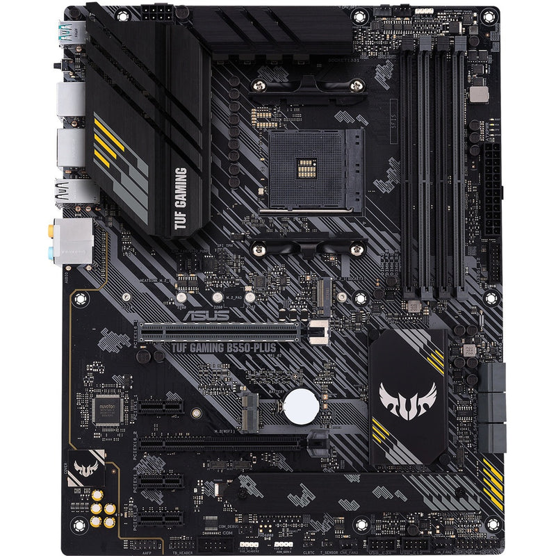 Load image into Gallery viewer, Asus tuf gaming b550-plus wifi ii socket am4 moederbord (zwart, raid, gb-lan, wi-fi 6, bt, sound, atx)
