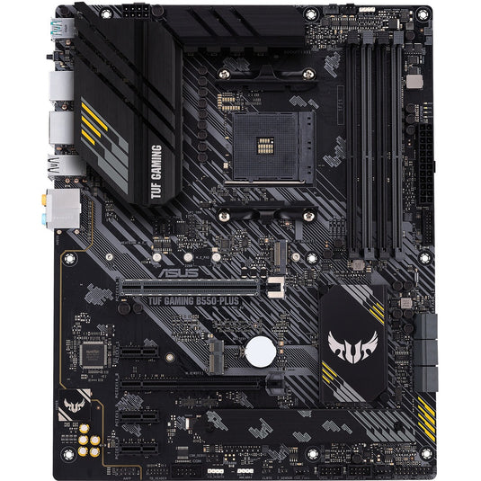 Asus tuf gaming b550-plus wifi ii socket am4 moederbord (zwart, raid, gb-lan, wi-fi 6, bt, sound, atx)