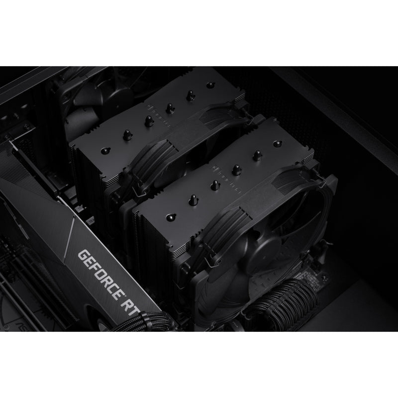 Load image into Gallery viewer, Noctua nh-d15 chromax.black cpu-koeler (zwart, pwm-aansluiting)
