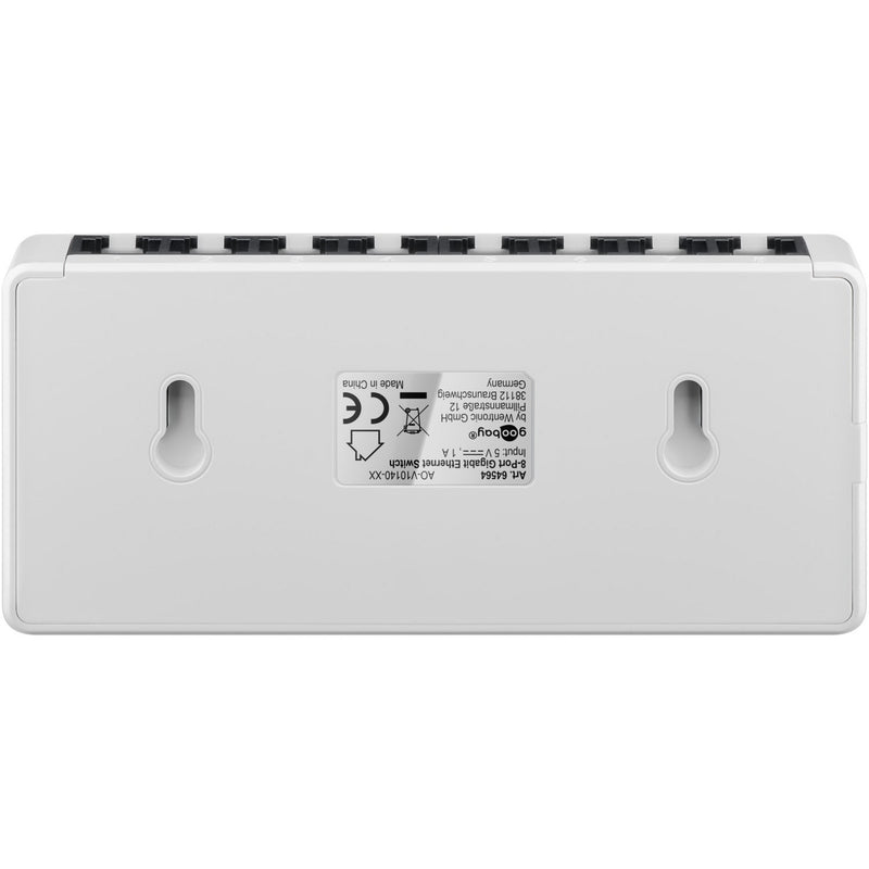 Load image into Gallery viewer, Goobay 8-poort gigabit ethernet switch (wit)
