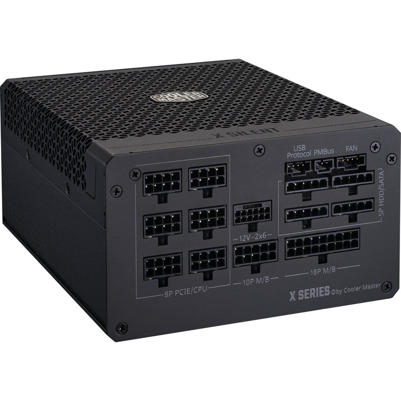 Load image into Gallery viewer, Cooler master , 1100 watt voeding (zwart)
