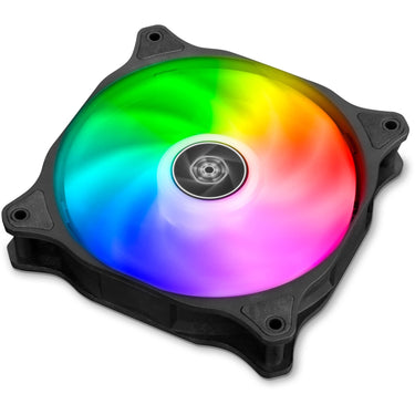 Silverstone air blazer 120r rgb case fan (zwart, 120 x 25 x 120 mm, pwm)