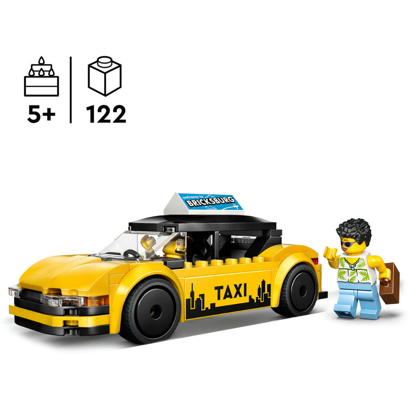 Load image into Gallery viewer, Lego city 60487 gele taxi
