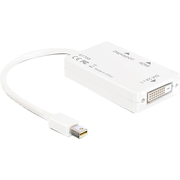 Load image into Gallery viewer, Delock mini displayport naar displayport hdmi dvi adapter (wit)
