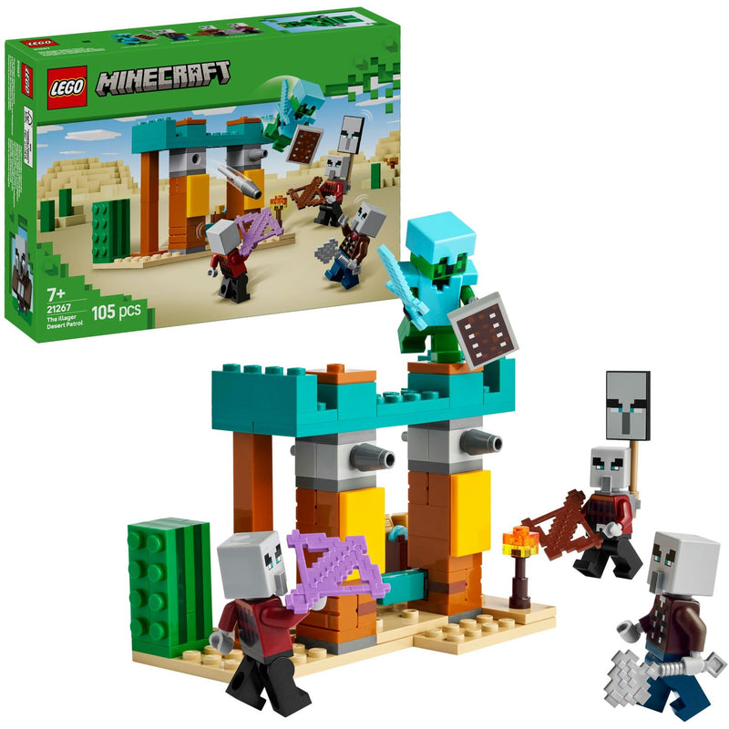 Load image into Gallery viewer, Lego minecraft 21267 de illagers in de woestijn
