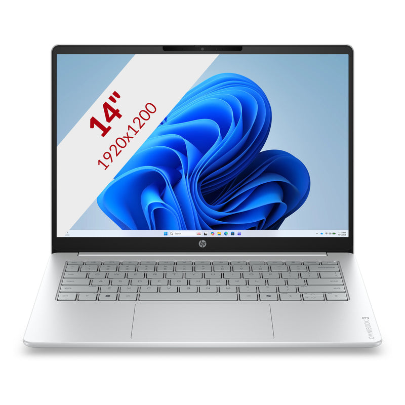 Load image into Gallery viewer, Hp omnibook 3 14-hy0058ndx (e10k7ea) 14 laptop (grijs | ryzen 5 7520u | radeon 610m | 8 gb | 512 gb ssd)

