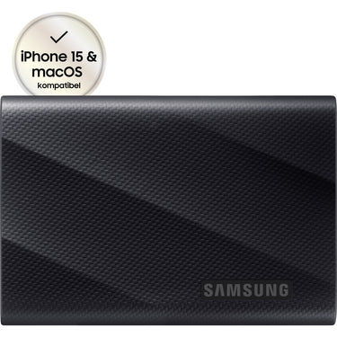 Samsung portable t9 1 tb externe ssd (zwart, mu-pg1t0b eu, usb-c 3.2 (20 gbit s))