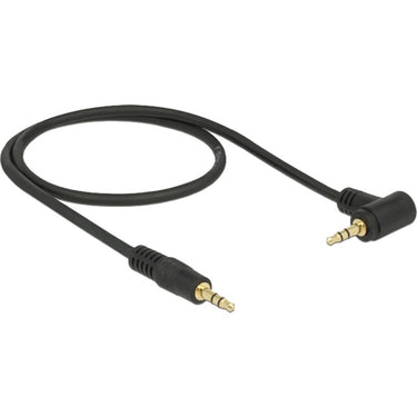 Delock 3,5 mm male > 3.5 mm male kabel (zwart, 1 meter)