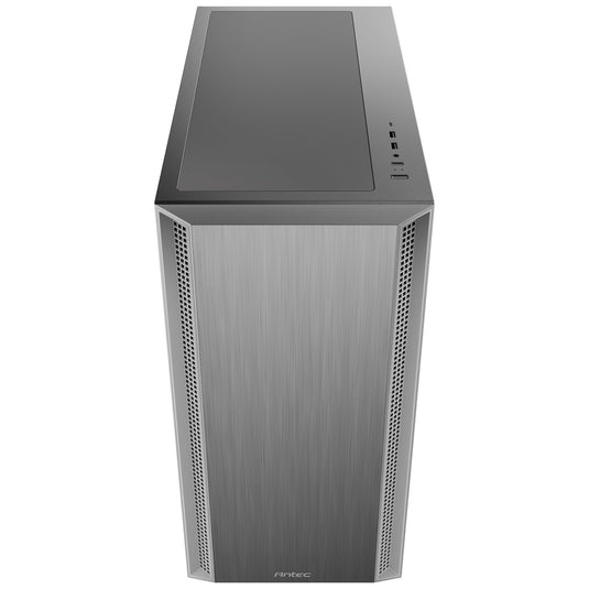 Antec p7 s midi tower behuizing (zwart zilver | 2x usb-a | 1x usb-c)