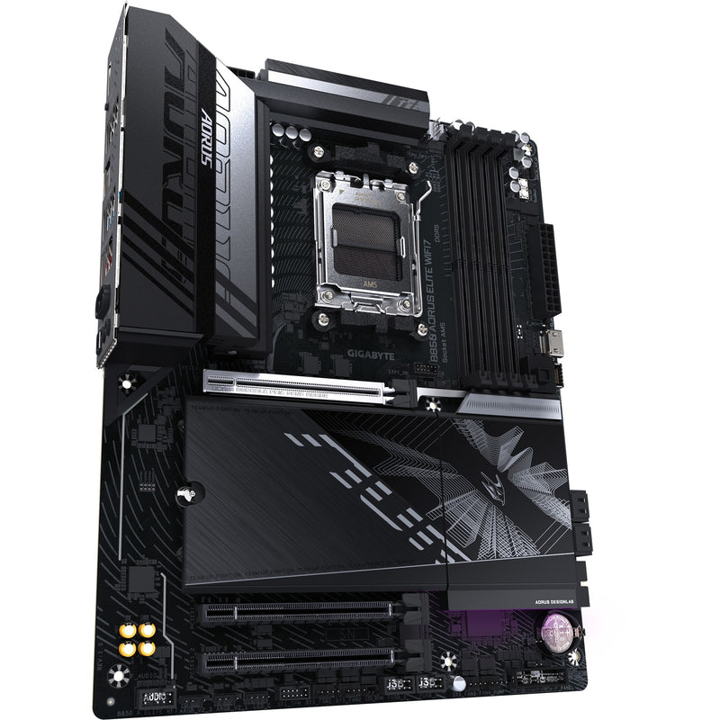 Load image into Gallery viewer, Gigabyte b850 aorus elite wifi7 socket am5 moederbord (zwart, raid, 2,5gb-lan, wi-fi 7, bt, sound, atx)
