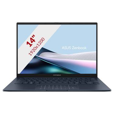 Asus zenbook 14 oled ux3405ca-qlnad7w 14 laptop (blauw | core ultra 9 285h | arc 140t | 32 gb | 1 tb ssd)