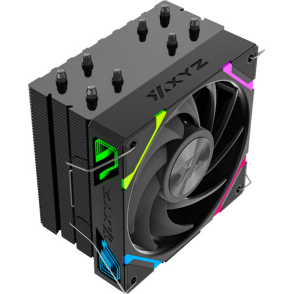 Afbeelding laden in galerijviewer, Xyz pc gear thermax 4 rgb cpu-koeler (zwart, argb, pwm)
