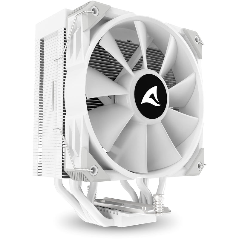 Load image into Gallery viewer, Sharkoon a50 rgb cpu-koeler (wit, 4-pins pwm fan-connector)
