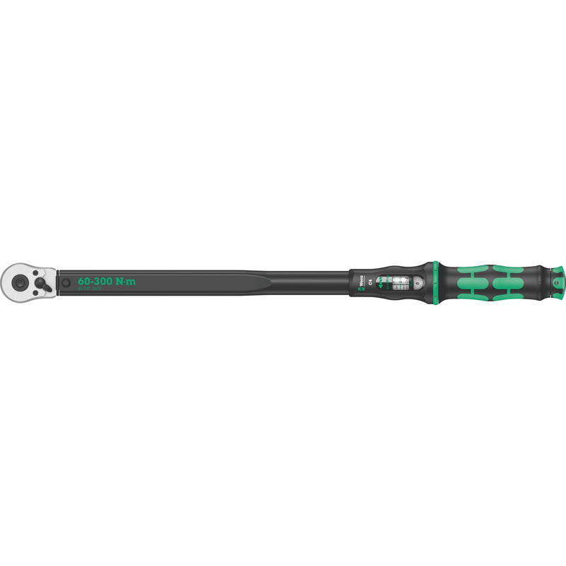 Load image into Gallery viewer, Wera click-torque c4 draaimomentsleutel met omschakelratel (zwart groen, 60-300nm, uitgang 1 2 )
