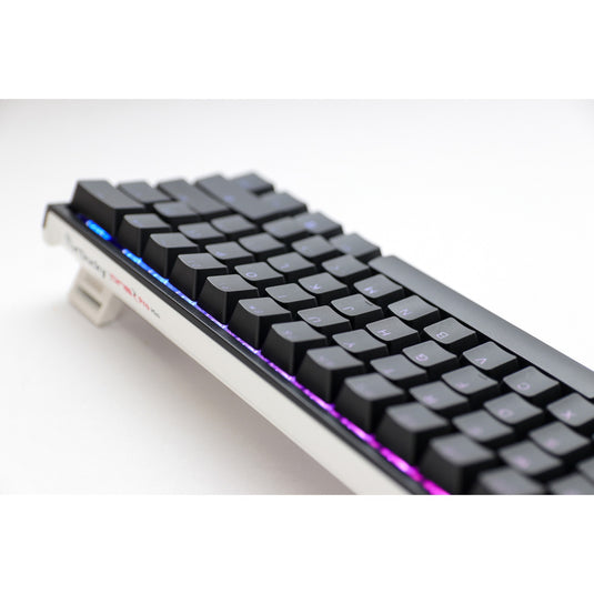 Ducky one 2 pro mini classic, gaming toetsenbord (zwart, us lay-out, cherry mx silent red, rgb led, double-shot pbt, quack mechanics, 60%)