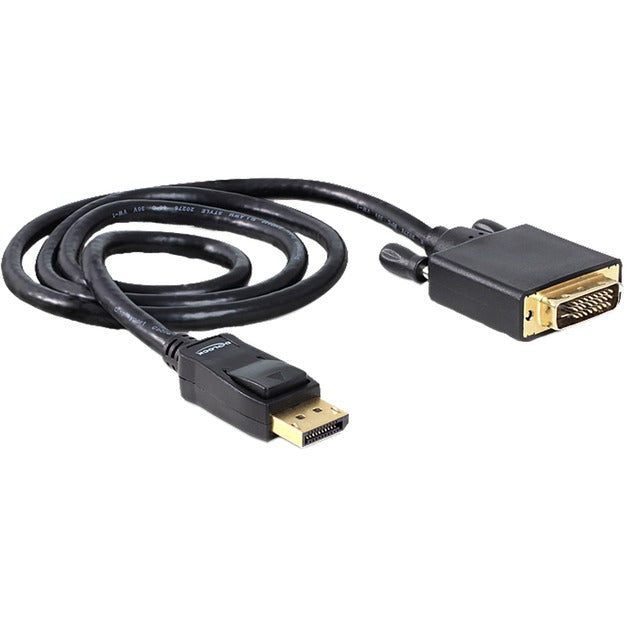 Load image into Gallery viewer, Delock displayport naar dvi kabel adapter (zwart, 1 meter)
