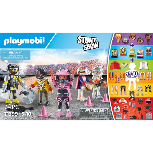 Playmobil my figures - stuntshow constructiespeelgoed (71399)