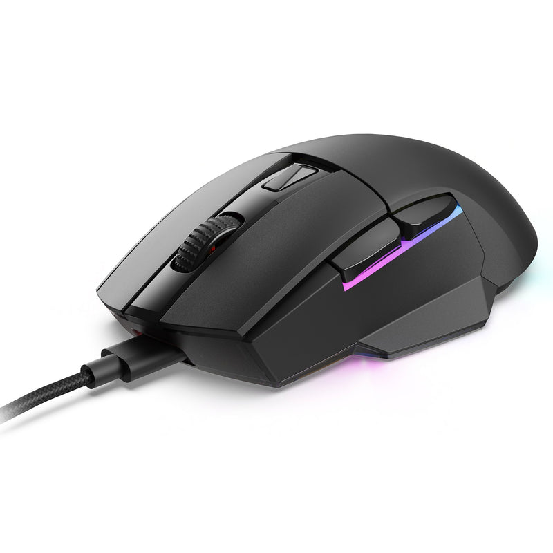 Load image into Gallery viewer, Sharkoon skiller sgm50w gaming muis (zwart, 400 - 6400 dpi, rgb leds)
