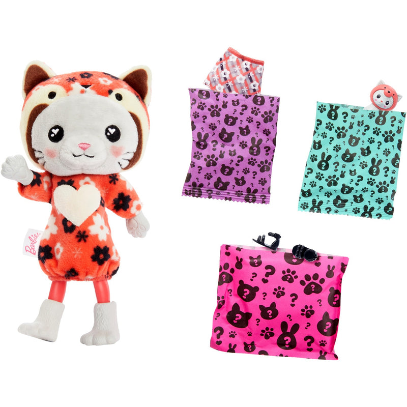 Load image into Gallery viewer, Barbie cutie reveal chelsea - costume cuties serie - kitty red panda pop
