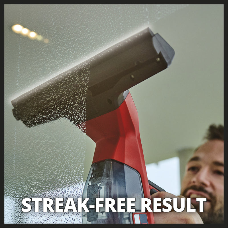 Load image into Gallery viewer, Einhell accu raamreiniger brillianto (rood, accu en lader niet inbegrepen)
