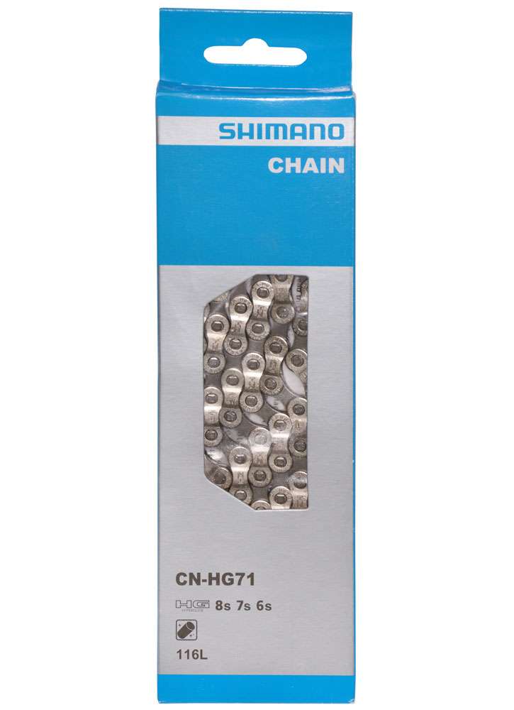 Load image into Gallery viewer, Shimano cn-hg71c 6 7 8-speed chain with quick-link
