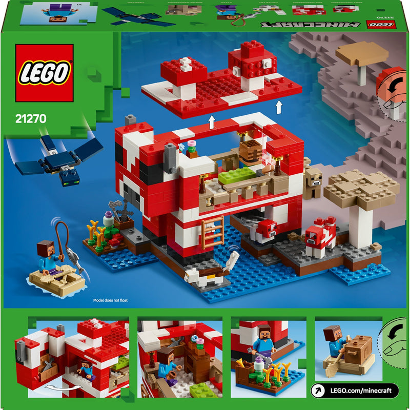 Load image into Gallery viewer, Lego minecraft 21270 het mooshroom huis

