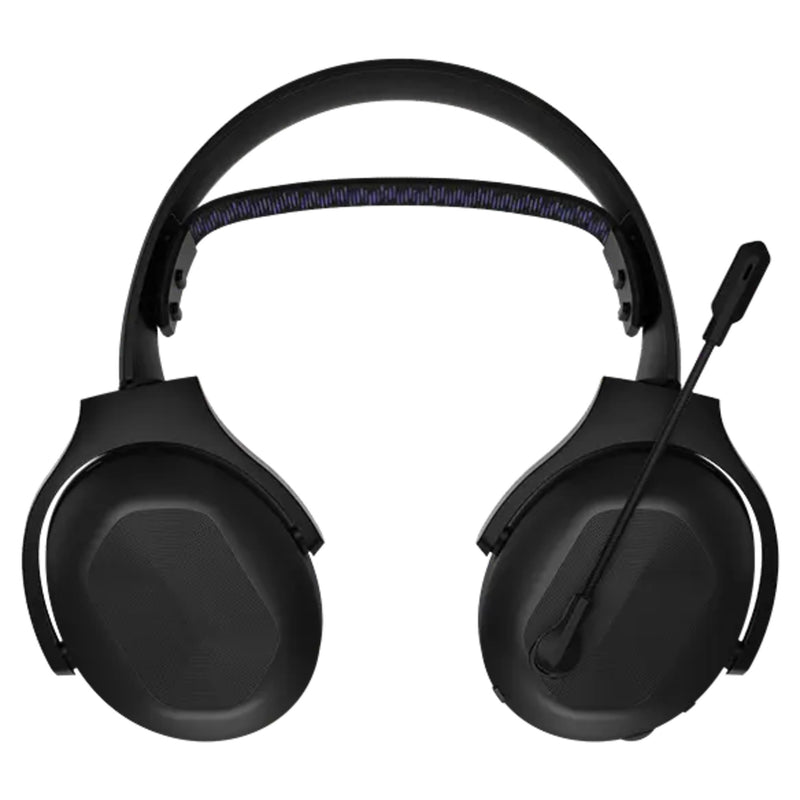 Load image into Gallery viewer, Lenovo legion h410 draadloze gamingheadset over-ear gaming headset (zwart paars, bluetooth, 2,4 ghz, playstation 4, playstation 5, nintendo switch, pc)
