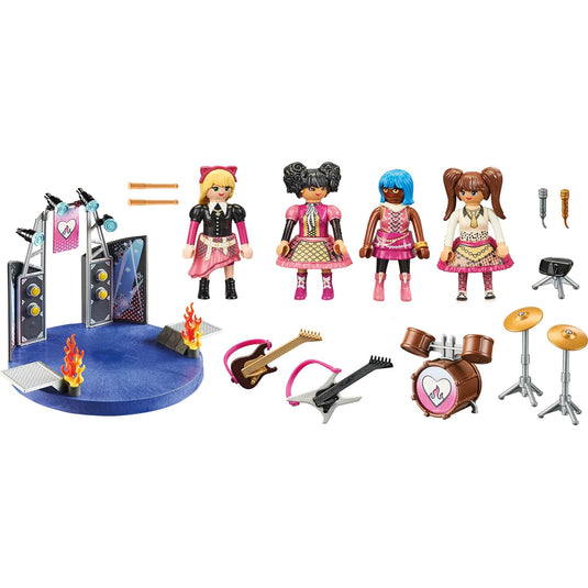 Playmobil city life - band constructiespeelgoed (71042)