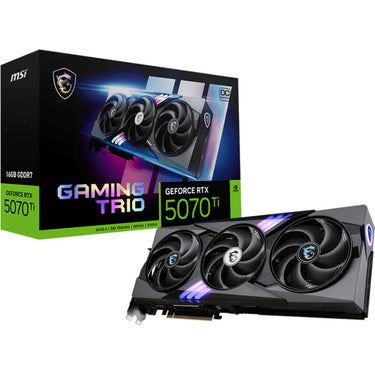 Msi geforce rtx 5070 ti 16g gaming trio oc grafische kaart (3x displayport, 1x hdmi)