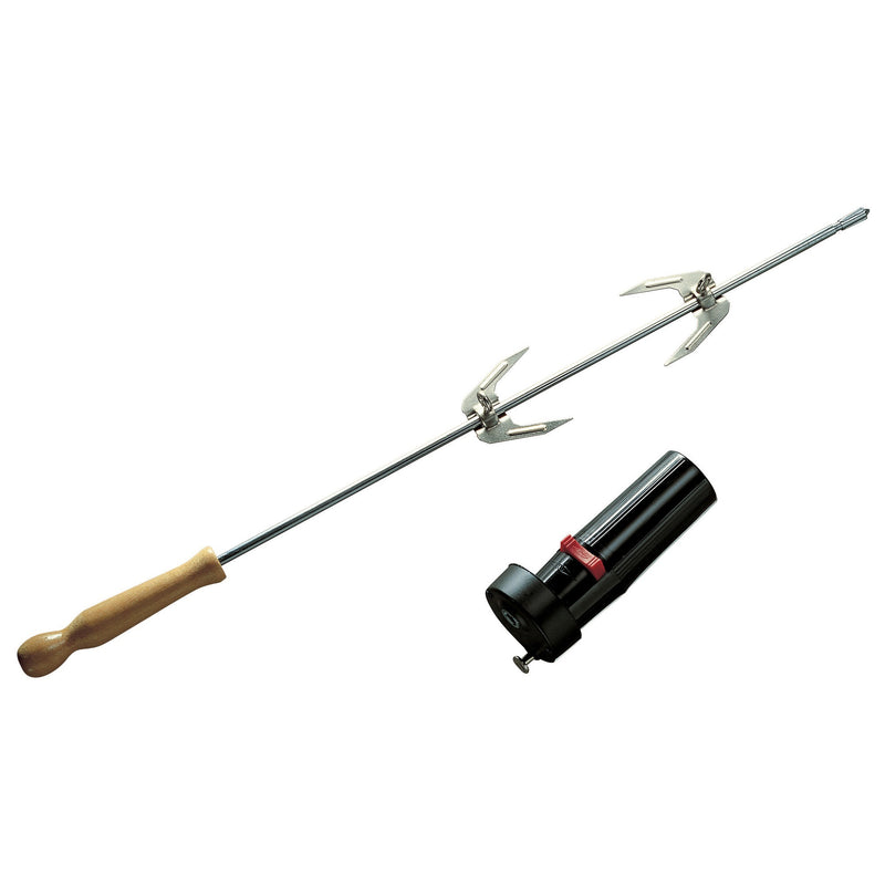 Load image into Gallery viewer, Barbecook universeel draaispit met motor voor houtskoolbarbecues rotisserie
