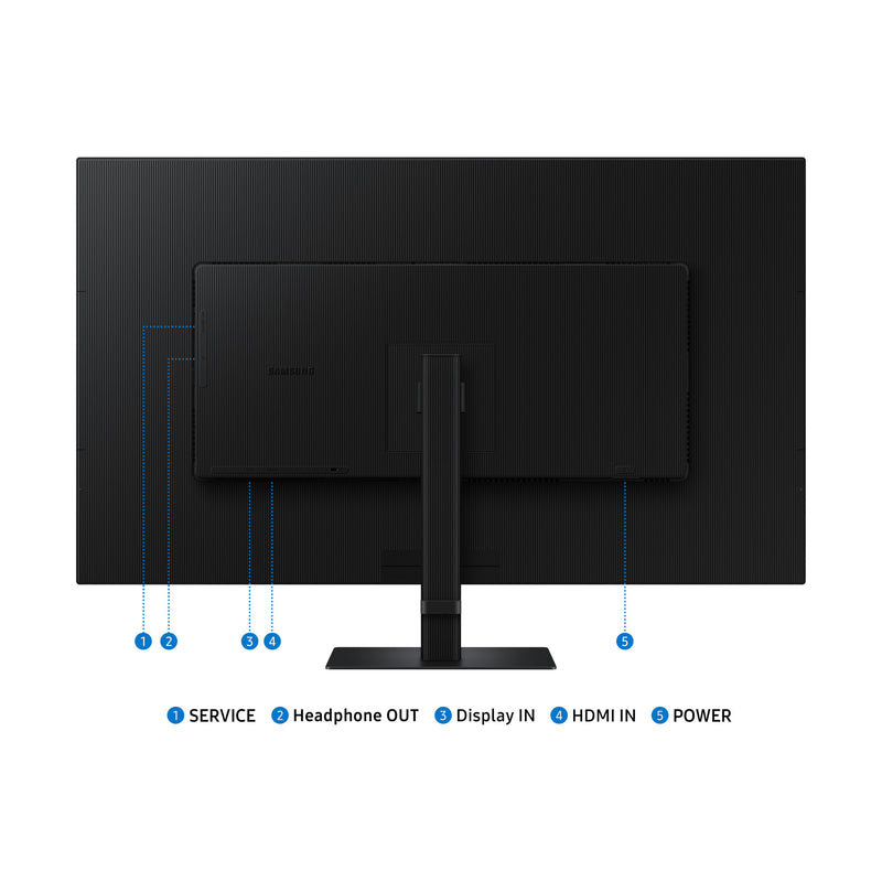 Load image into Gallery viewer, Samsung viewfinity s7 s70d uhd 37 4k uhd monitor (zwart, 1x hdmi, 1x displayport, lan)
