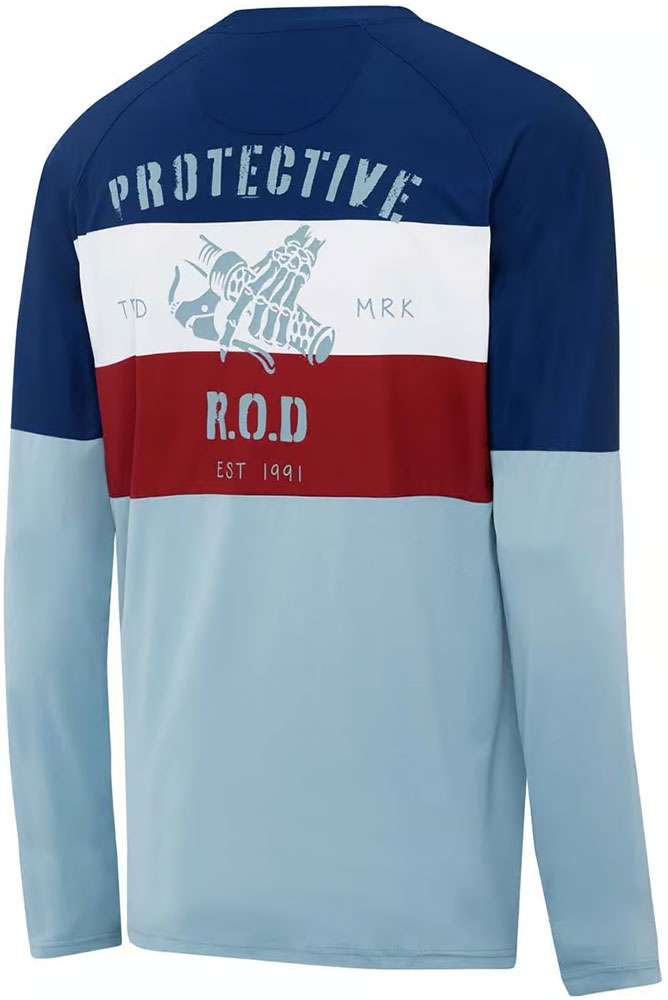 Load image into Gallery viewer, Protective six was nine - mtb long sleeve jersey

