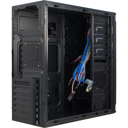 Inter-tech it- 5905 midi tower behuizing (zwart | 2x usb-a)