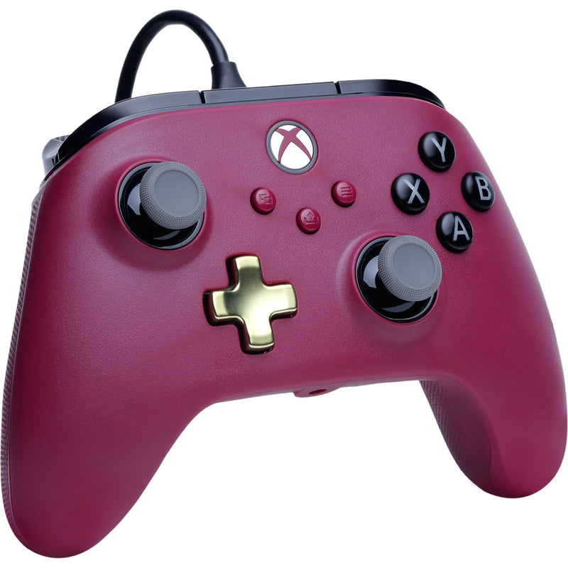 Load image into Gallery viewer, Powera advantage plus bedrade controller voor xbox series x|s - robijn (donkerrood, xbox series x|s, xbox one, pc)
