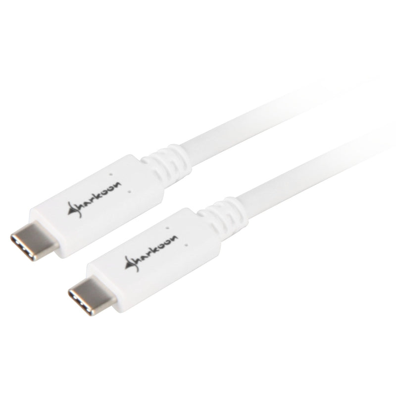 Load image into Gallery viewer, Sharkoon usb-c 3.2 > usb-c kabel (wit, 0,5 meter )
