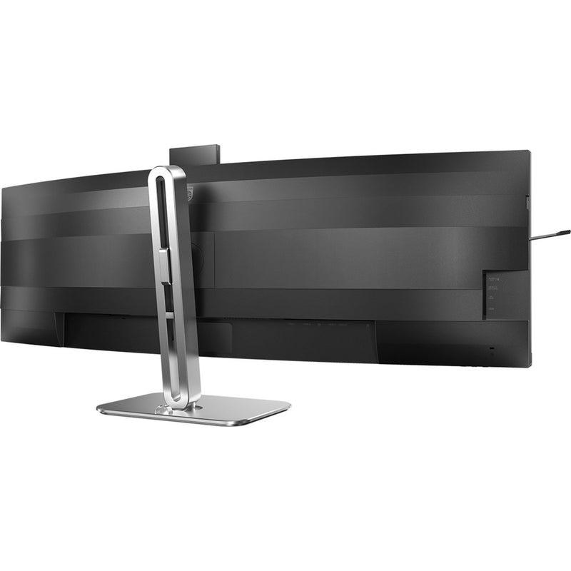 Load image into Gallery viewer, Philips 49b2u6900ch 48.8 curved ultrawide monitor (donkergrijs zilver, 2x hdmi, displayport, 4x usb-a, 3x usb-c, rj-45)
