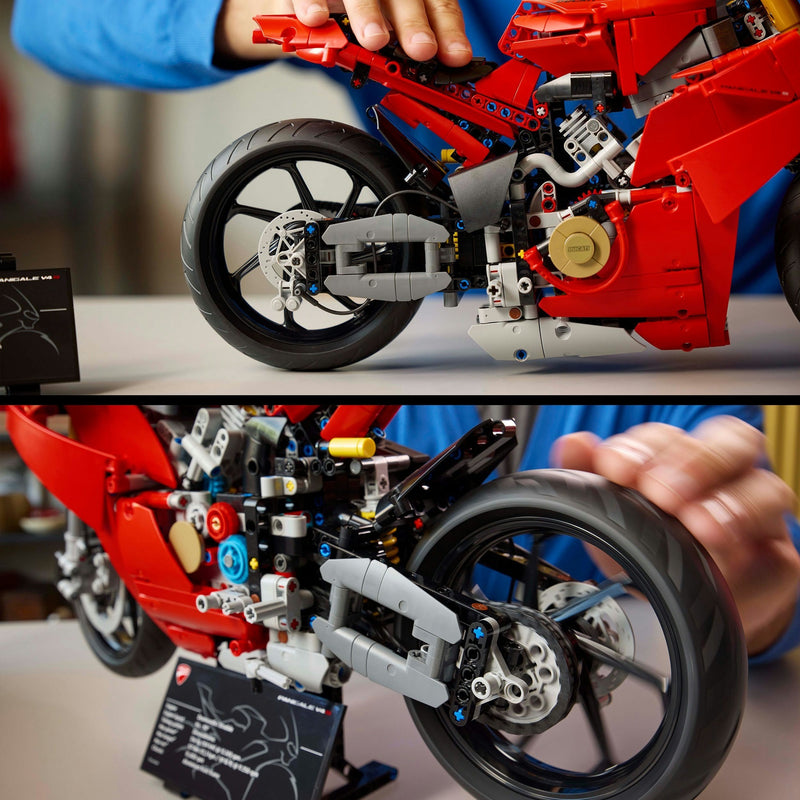 Load image into Gallery viewer, Lego technic 42202 ducati panigale v4 s motor
