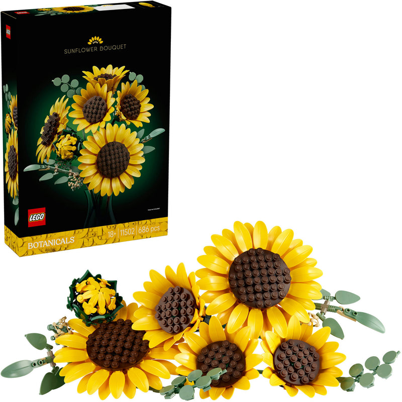 Afbeelding laden in galerijviewer, Lego botanicals boeket met zonnebloemen - 11502

