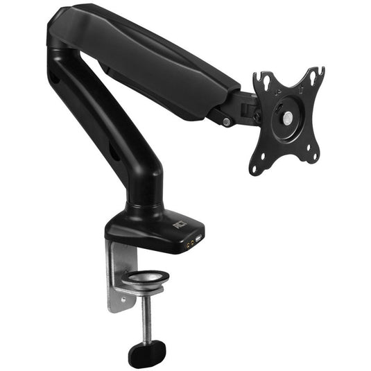 Act connectivity monitorarm office met gasveer, 1 scherm (zwart)