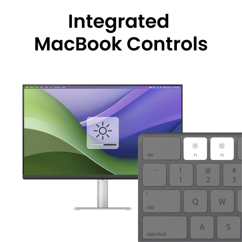 Load image into Gallery viewer, Benq ma270up voor macbook 27 4k uhd monitor (zilver, hdmi, usb-a, usb-c, audio)
