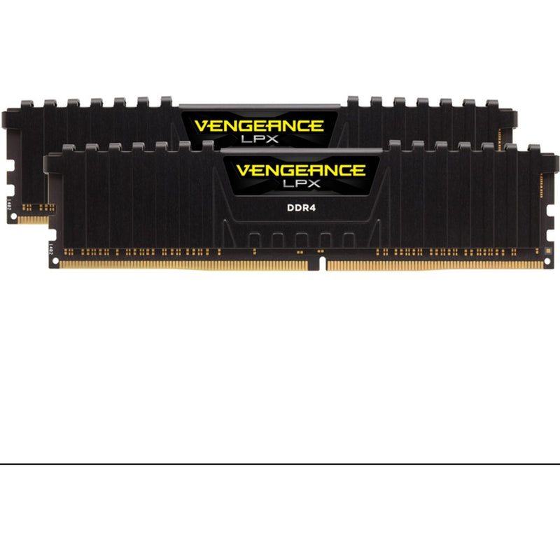 Load image into Gallery viewer, Corsair 32 gb ddr4-3200 (2x 16 gb) kit werkgeheugen (zwart, cmk32gx4m2e3200c16, vengeance lpx, xmp)
