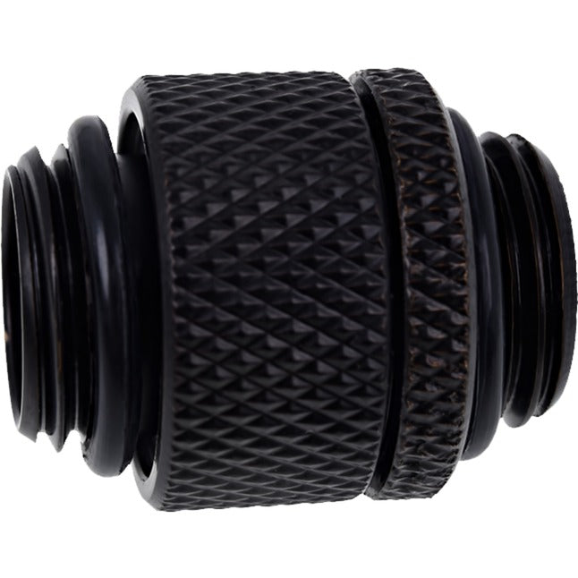 Load image into Gallery viewer, Alphacool eiszapfen double nipple rotatable g1 4 ag to g1 4 ag aansluiting (zwart)
