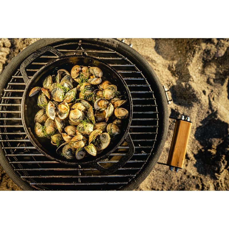 Afbeelding laden in galerijviewer, The windmill bbq pan s bak- braadpan (zwart, ø 20 cm | 2.1 liter)
