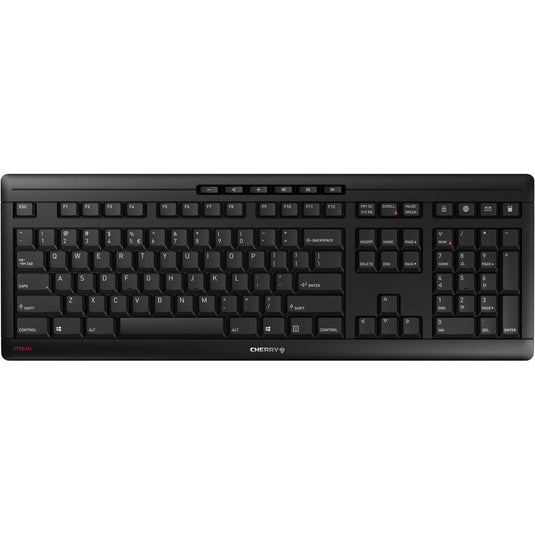 Cherry stream keyboard wireless, toetsenbord (zwart, eu lay-out (qwerty), sx-technologie )