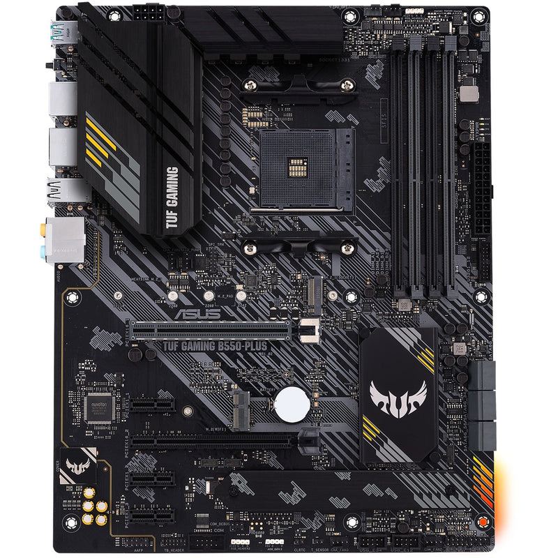 Load image into Gallery viewer, Asus tuf gaming b550-plus socket am4 moederbord (zwart, raid, 2.5gb-lan, sound, atx)
